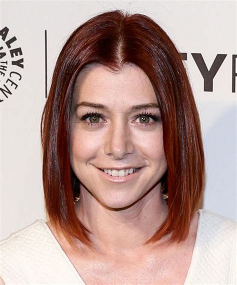Alyson Hannigan Layered Bob Hairstyles Red Hair Color Bob Hairstyles
