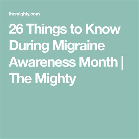 26 Things People With Migraine Want You To Learn During Migraine