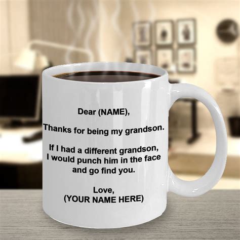 Grandson Mug Grandson Coffee Mug Grandson T Grandson T Idea