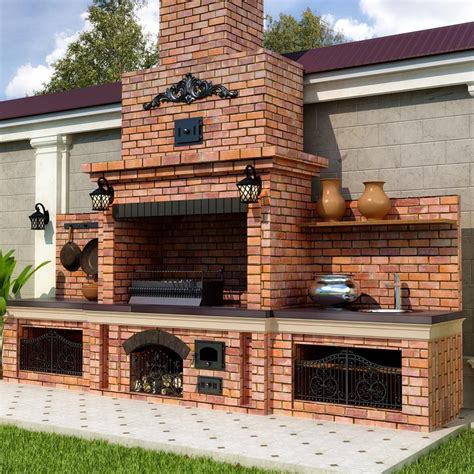 Imagen Relacionada Outdoor Kitchen Backyard Grilling Brick Bbq