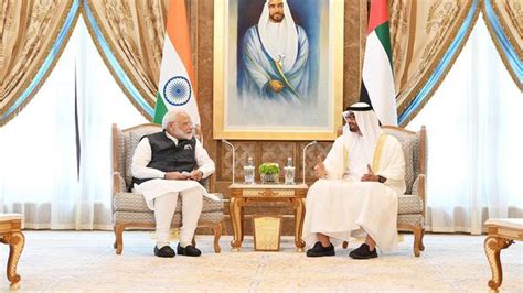 uae honours pm modi with highest civilian award the hindu