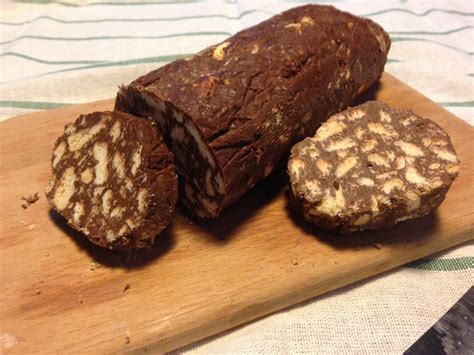 Salame di cioccolata senza uova. Ricetta salame di cioccolato senza uova ne burro ...