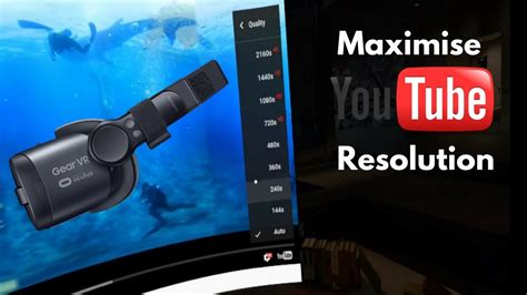 Yes, you can use samsung gear vr for such development. Samsung Gear VR Headset: Maximise Youtube Resolution - YouTube