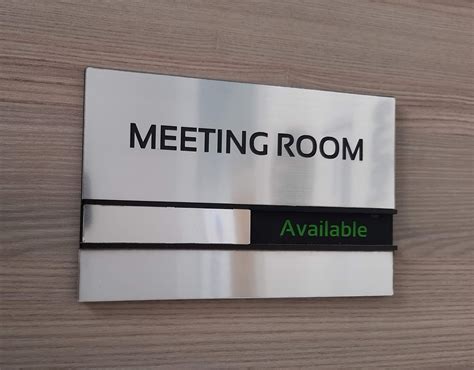Can Be Moved Custom Busy Available Meeting Room Door Sign Etsy Uk