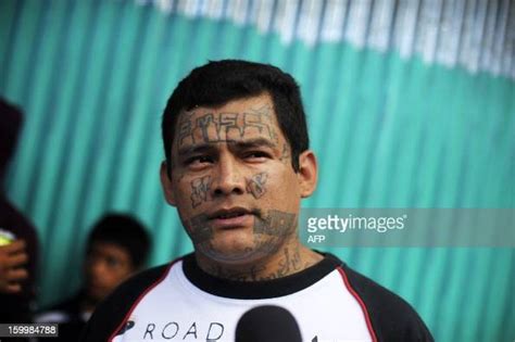 A Ms 13 Gang Member Speaks With The Press During The Official News