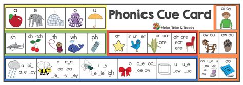 Creating a cue sheet for a cd has never been so easy. Free Phonics Cue Card (Make, Take & Teach) | Phonics ...
