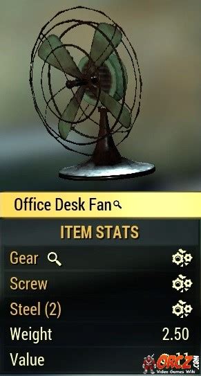 Fallout 76 Office Desk Fan The Video Games Wiki