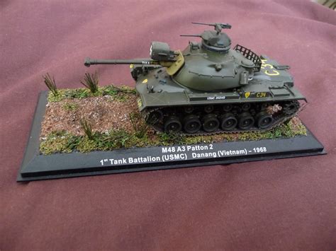 M48 A3 Patton 2 Tank 1st Tank Battalion Usmc Danang Vie Simon Q