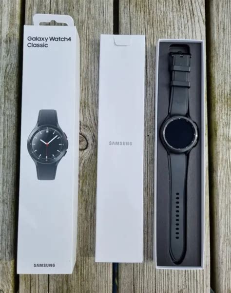 Samsung Galaxy Watch4 Classic Sm R890 46mm Stainless Steel Case Black