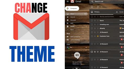 How To Change Gmail Theme 2020 Youtube