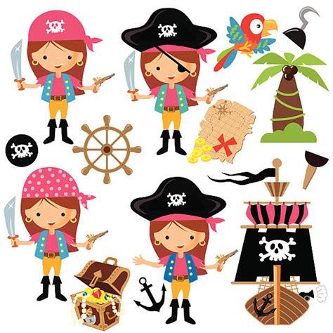 Cute Pirate Girl Cartoon Illustrations Royalty Free Vector Graphics And Clip Art Istock