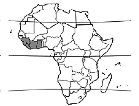 Native Geographic Distributions Of A Allanblackia Floribunda B A