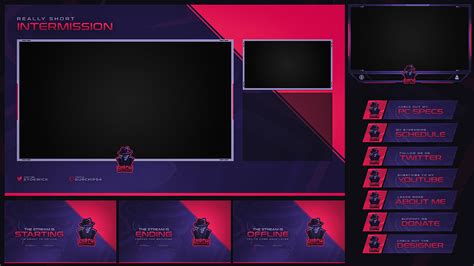 Twitch Livestream Designs Stream Packagesoverlays Twitch Streaming