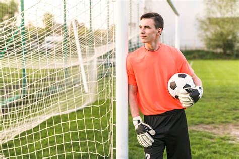 Free Photo Amateur Football Concept With Goalkeeper