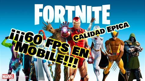 Como Tener 60 Fps En Fortnite Mobile 😱 Apk Mod Fortnite Mobile