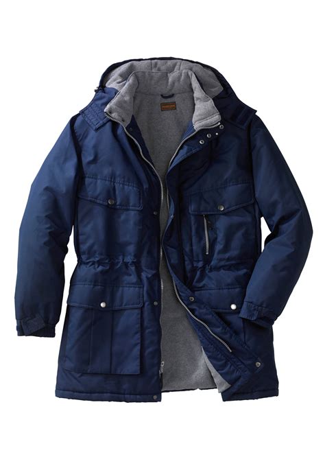 Outerwear And Coats Navy Big Boulder Creek By Kingsize Mens Big And Tall