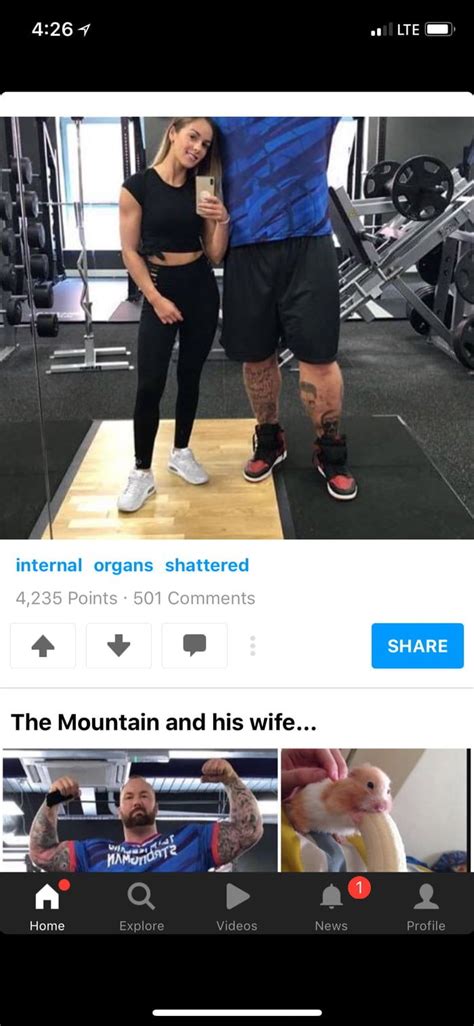 The Mountain And His Wife Best Funny Pictures The Mountain Video