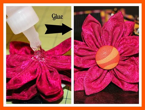 They can be made to match the style and palette of a party in any season, even if that means pink sunflowers in january. Pitlandia: Dog Collar Fabric Flower Tutorial