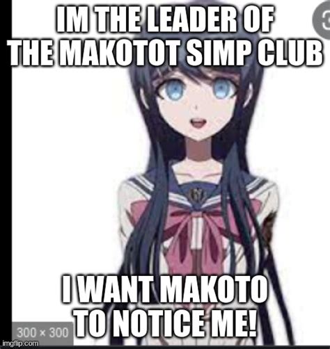 Sayaka Maizonos Face When She Thinks About Makoto Naegi Memes Imgflip