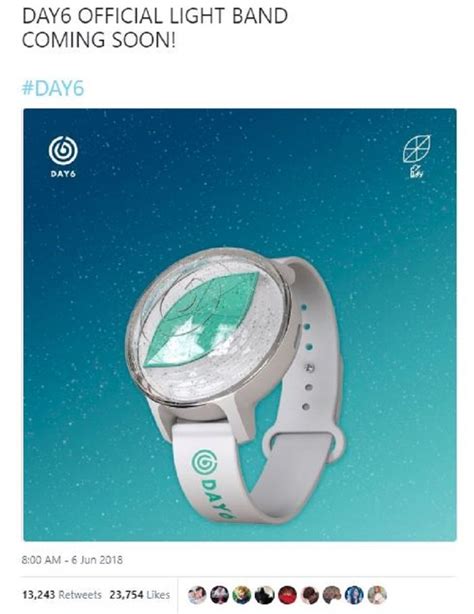 Day6 light band $57 (rechargeable batteries included). Bukan Lightstick, Day6 Rilis Desain Light Band Demi ...