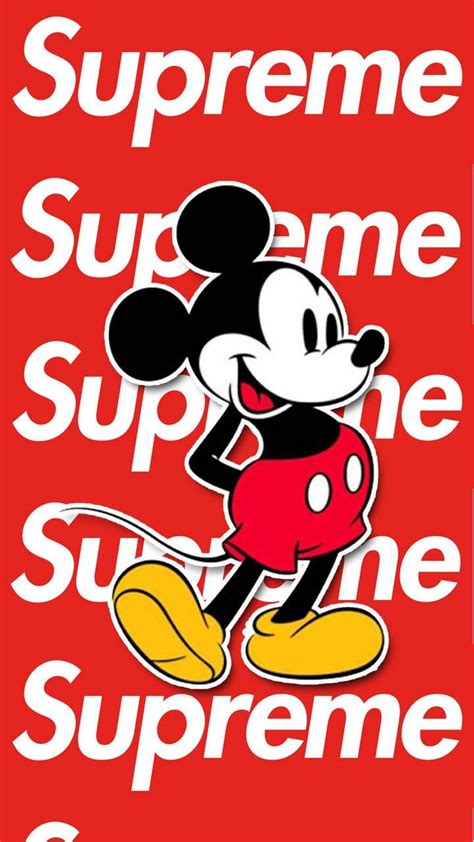 Mickey Mouse Supreme Wallpaper By Agustinm08 Cb Free On Zedge
