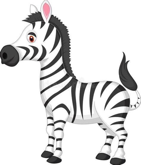 Cute Zebra Cartoon Stock Vector Illustration Of Character 39159528