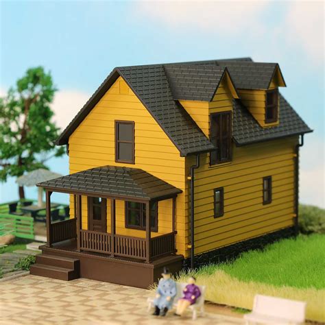 3pcs Different N Scale 1160 Model House Building Kit Architectural