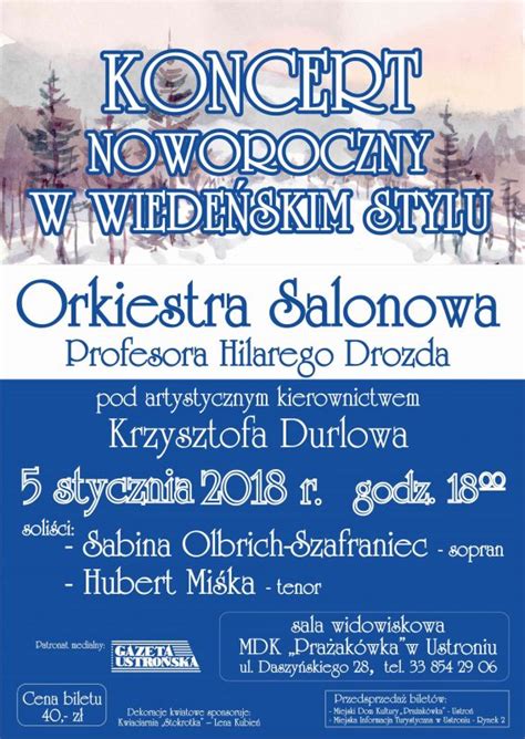 Koncert Noworoczny Miejski Dom Kultury Prażakówka