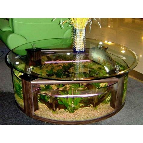 Of course, being a fish tank, coffee table tanks have the general benefits of keeping fish. Round glass coffee table with aquarium under it, yay or ...