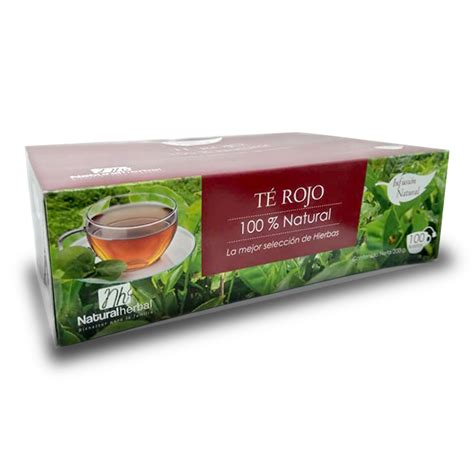 Té Rojo 100 Natural 100 Bolsitas Marca Natural Herbal Tremus