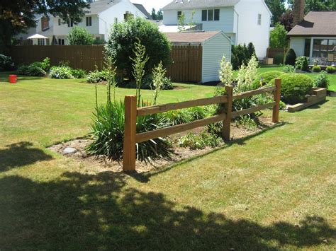 Can be painted or stained to match your home's exterior; Split Rail | Sadler Fence and Staining LLC