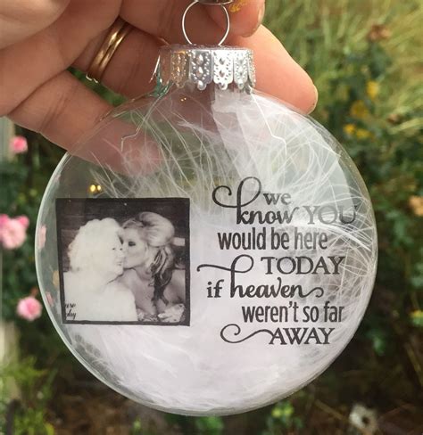 In Memory Ornament Personalized Christmas Ornament Etsy Christmas