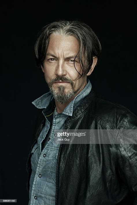 Actor Tommy Flanagan Is Photographed For Emmy Magazine On April 26