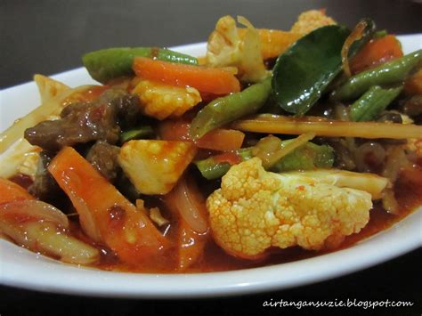 Selepas tu toskan dan ketepikan. Paprik Daging