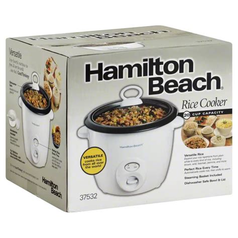 Hamilton Beach 20 Cup Rice Cooker Shop Cookers Roasters At H E B
