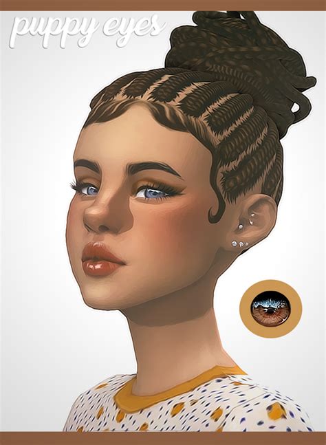 Puppy Eyes Jellypaws On Patreon Sims 4 Sims Sims Hair