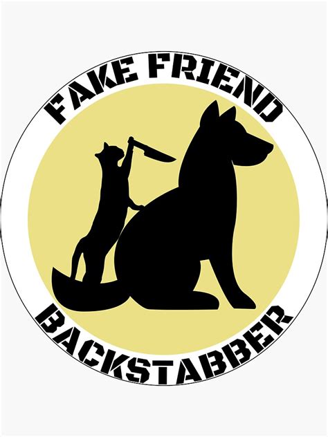 Backstabber Sticker For Sale By Concepartshop Redbubble