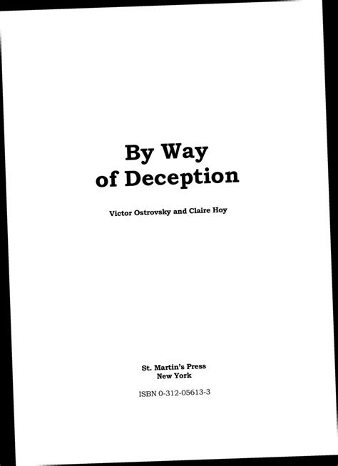 By Way Of Deception Pdf Download Twitter