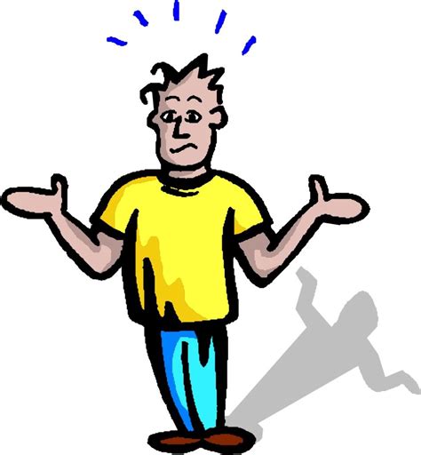 Clip Art Confused Guy Clipart Kid Clipartbarn