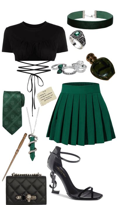 Slytherin Outfit Ideas Slytherin Aesthetic Outfit Slytherin Inspired