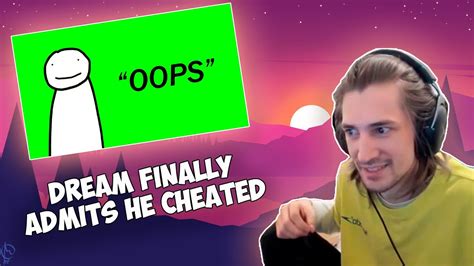 Xqc Reacts To Dream Finally Admits He Cheated And His Apology Was