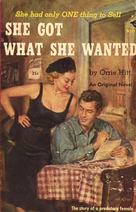 She Got What She Wanted Pulp Covers