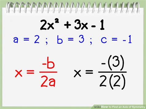 What would happen if x was taken out of the slope intercept formula (y=mx +b)? How to Find an Axis of Symmetry: 11 Steps (with Pictures)