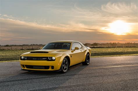 Hennessey 2018 Dodge Challenger Demon Runs A 914 Second Quarter