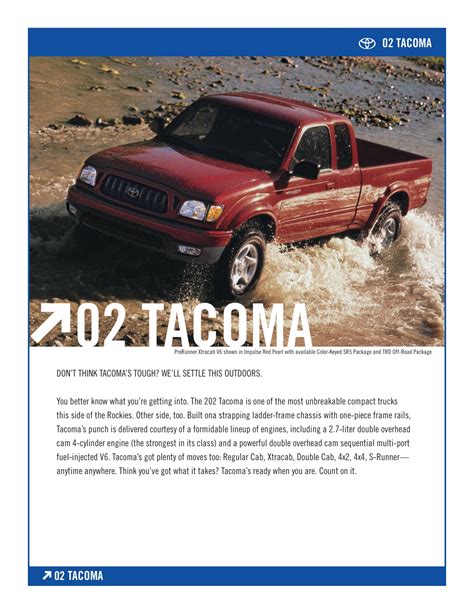 2022 Toyota Tacoma Brochure