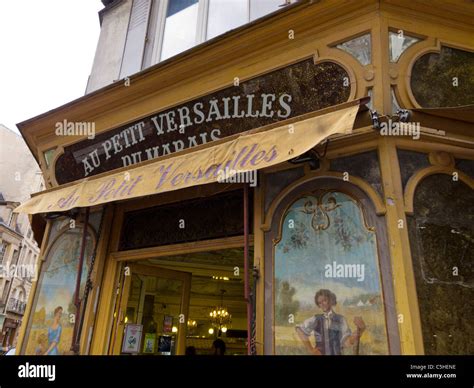 Paris France Old French Bakery Shop Boulangerie In The Marais Le