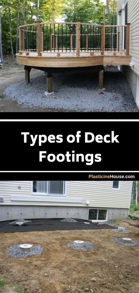 5 Types Of Deck Footings
