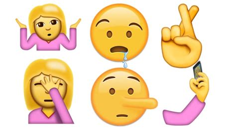 New Emoji Face Palm Shrug And Selfie Included In Unicode 90 Candidates