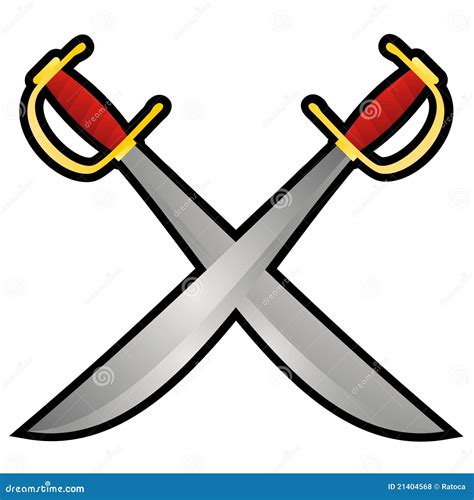 pirate swords stock vector illustration of creative 21404568