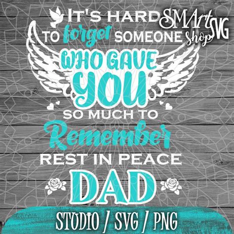 Free 183 In Memory Of Dad Svg Svg Png Eps Dxf File
